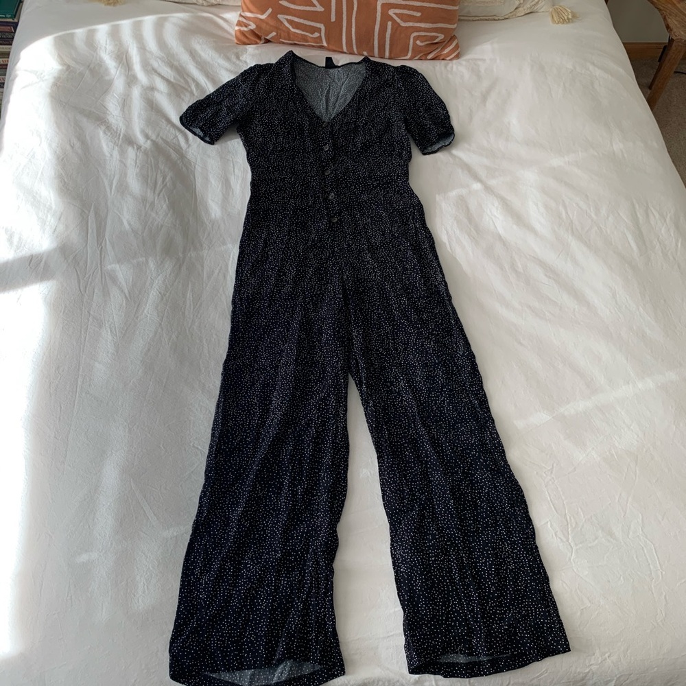 Urban Outfitters Dotted Jumpsuit